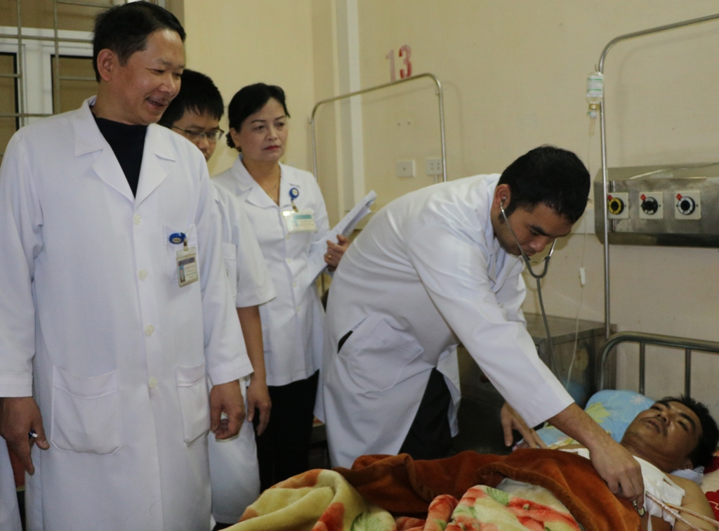 Sau khi được mổ cấp cứu, sức khỏe của bệnh nhân Dương Kiều đang tiến triển tốt - Ảnh: Hào Dũng