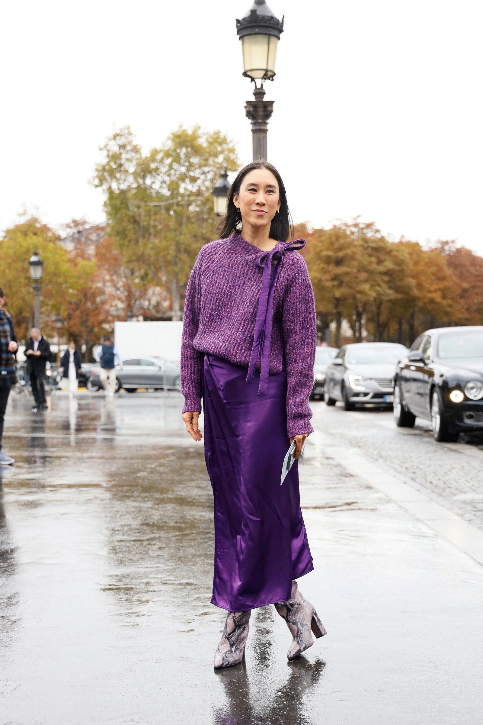 Tips phối áo khoác mặc với váy sang chảnh trendy 2022 - Nyla Design