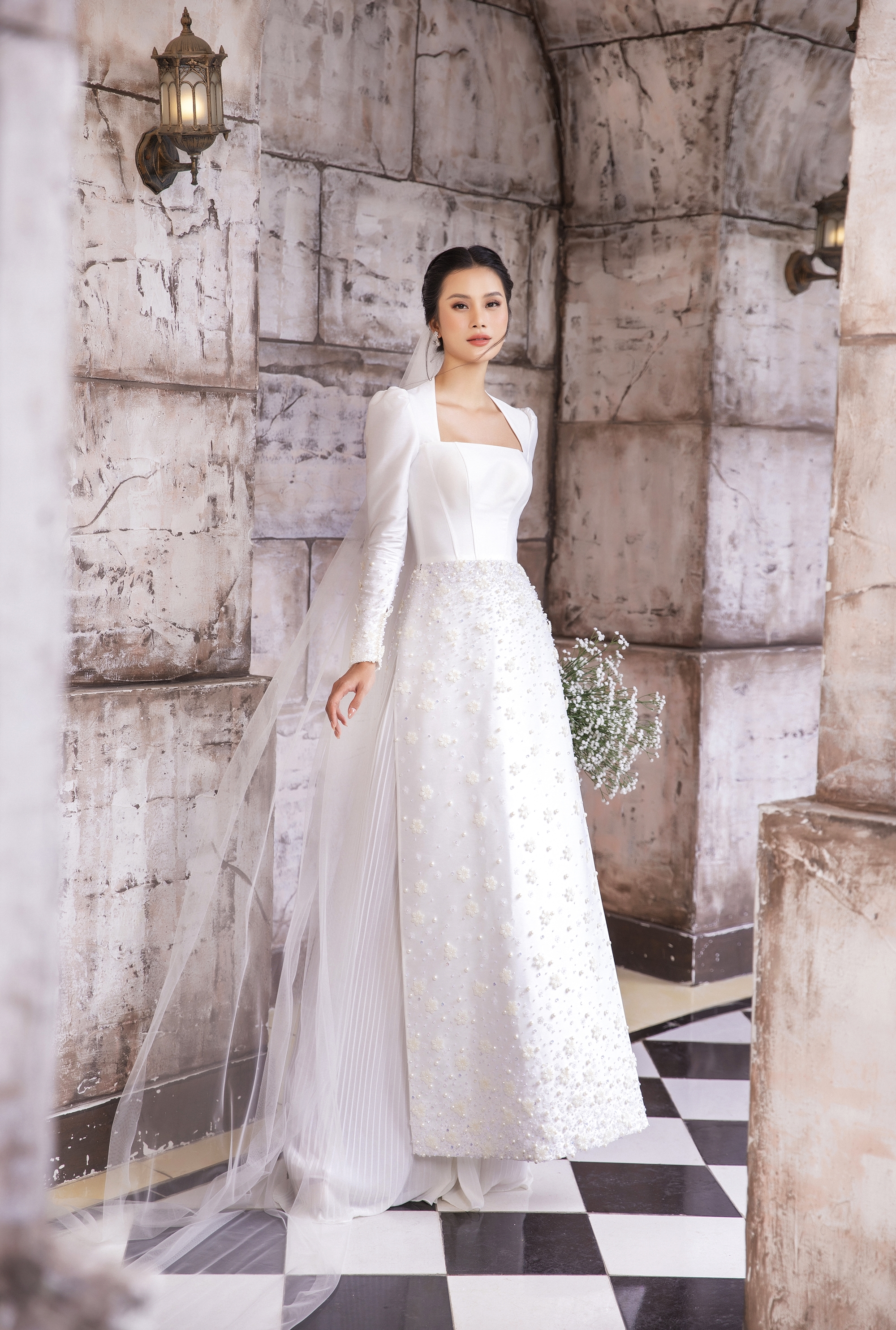 Ao dai cuoi minh chau best sale