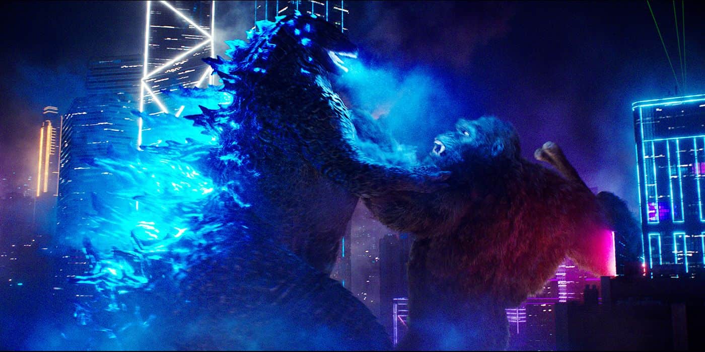 Godzilla vs. Kong Movie Battle 4K Wallpaper #3.2281