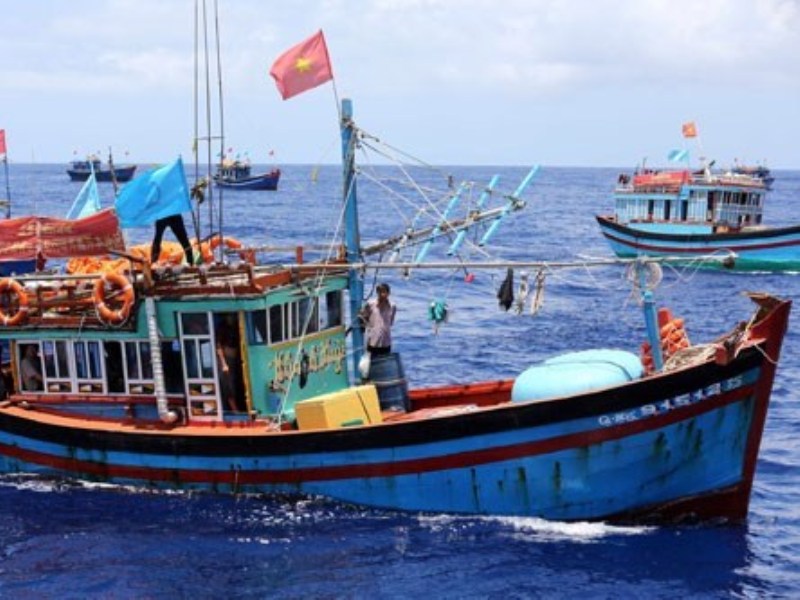 Ảnh minh họa một tàu cá Việt Nam đánh bắt trên vùng biển Việt Nam - Ảnh: Độc Lập