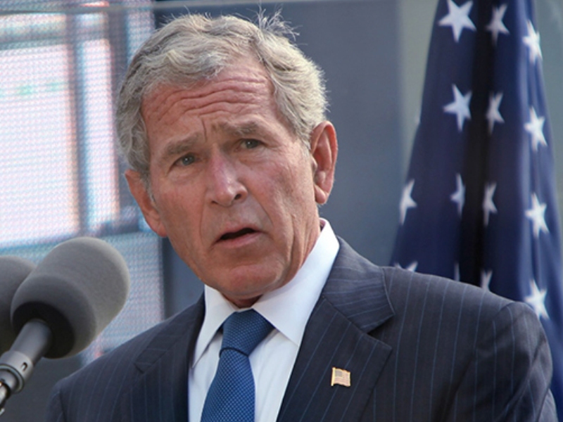 Cựu Tổng thống Mỹ George W. Bush - Ảnh: Reuters