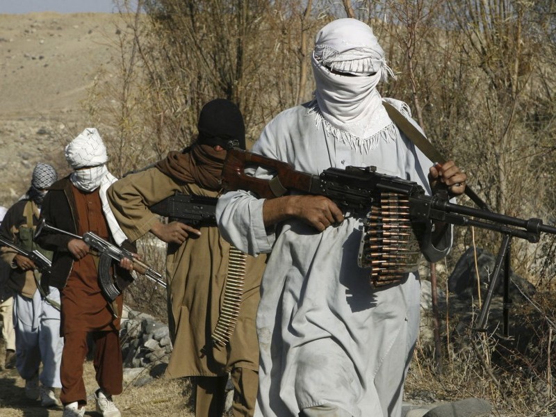 Lực lượng Taliban ở tỉnh Nangarhar, Afghanistan - Ảnh: Reuters