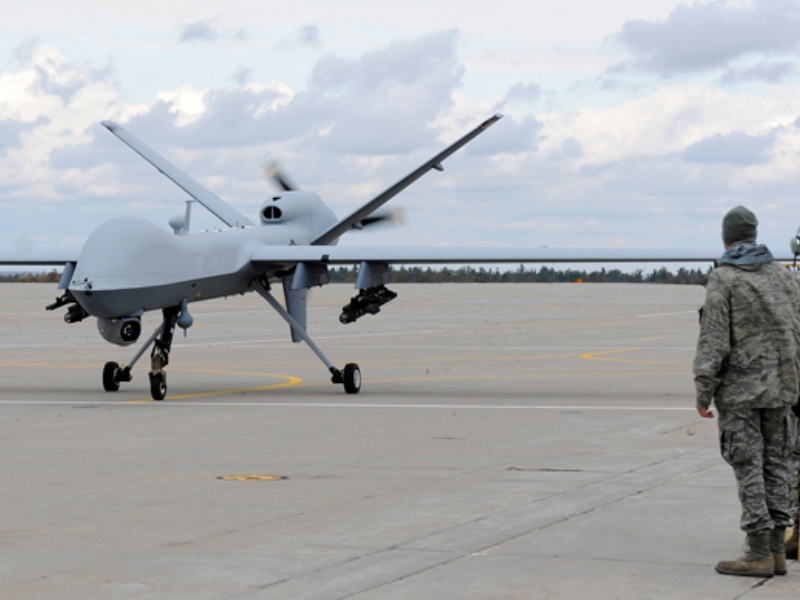 Một chiếc UAV MQ-9 Reaper của Mỹ - Ảnh: Reuters
