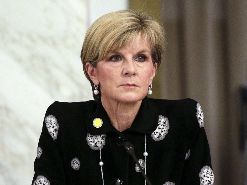 Ngoại trưởng Úc Julie Bishop sẽ yêu cầu Trung Quốc giải thích về hoạt động xây đảo nhân tạo phi pháp ở Trường Sa - Ảnh: Reuters