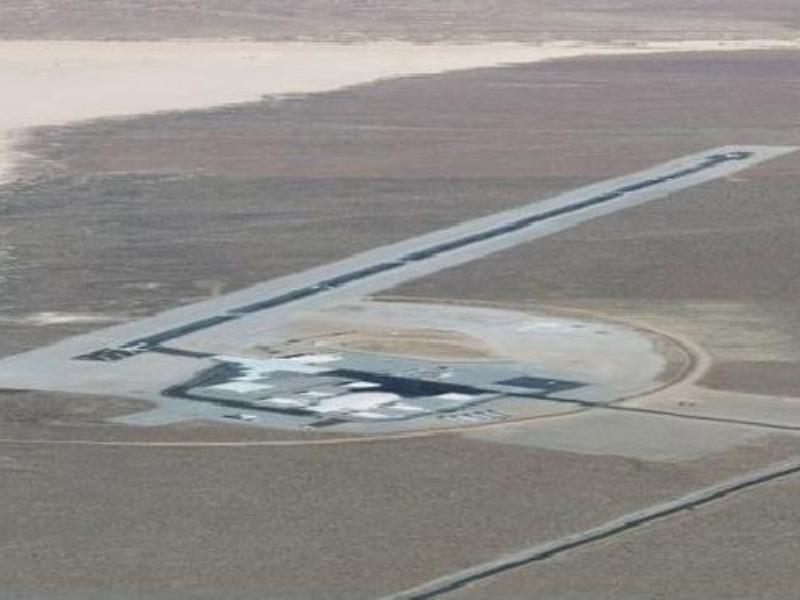 Vùng 6, căn cứ thử nghiệm UAV tuyệt mật của Mỹ ở bang Nevada - Ảnh: Google Maps