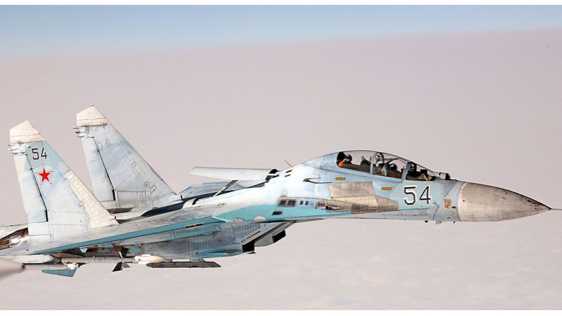 Một chiến đấu cơ Su-27 của Nga bay bêb ngoài không phận phía bắc Na Uy năm 2008 - Ảnh: AFP