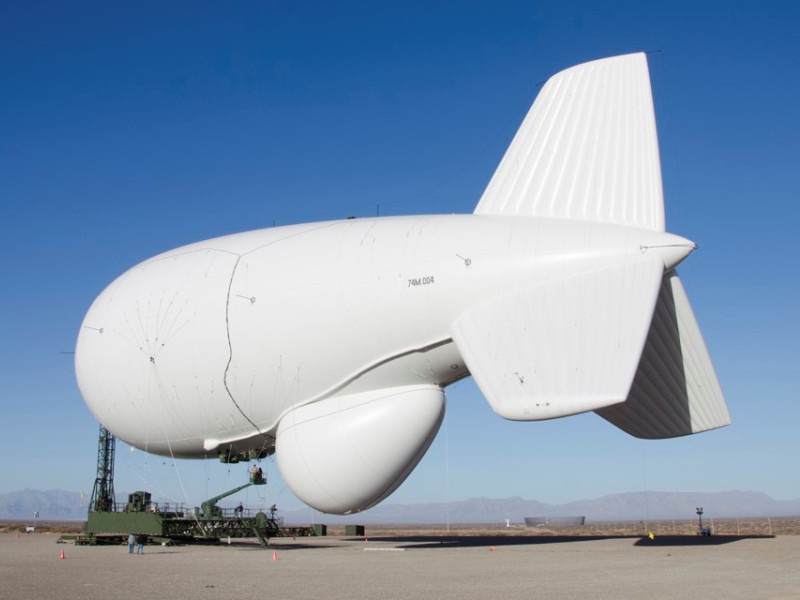 Một khí cầu quan sát của quân đội Mỹ - Ảnh: Reuters