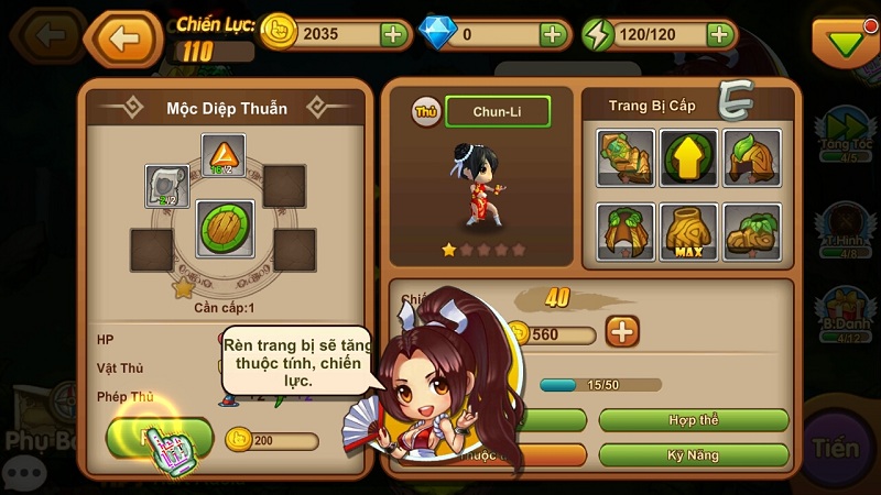 Game thẻ bài Tiểu Quyền Vương khoe ảnh Việt hóa