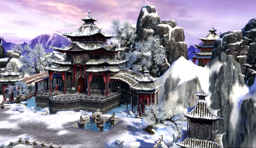 Thành Đại Lý, núi Thiên Sơn trong Tân thiên long 3D