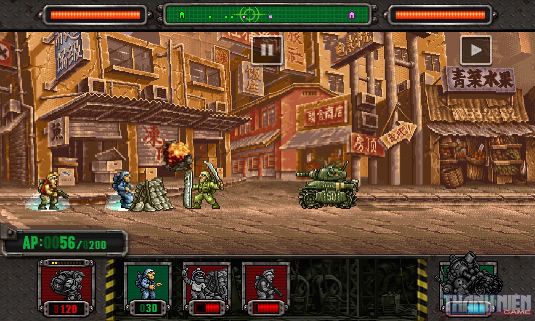 Đánh giá - Metal slug defense: Thủ thành kiểu Rambo lùn