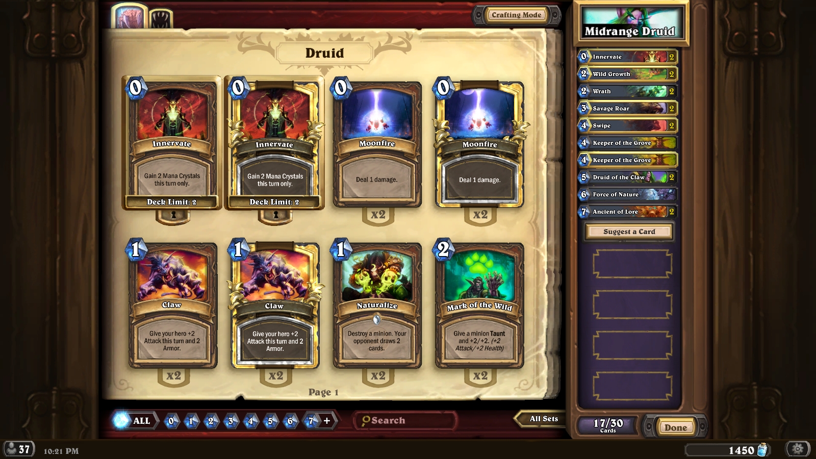 Tâm điểm deck Hearthstone: Midrange Druid (Phần 2)