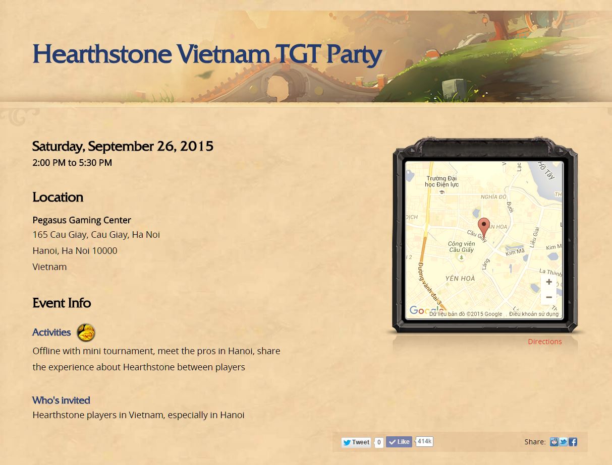 Cộng đồng Hearthstone Việt Nam tổ chức sự kiện offline lớn nhất từ trước đến nay