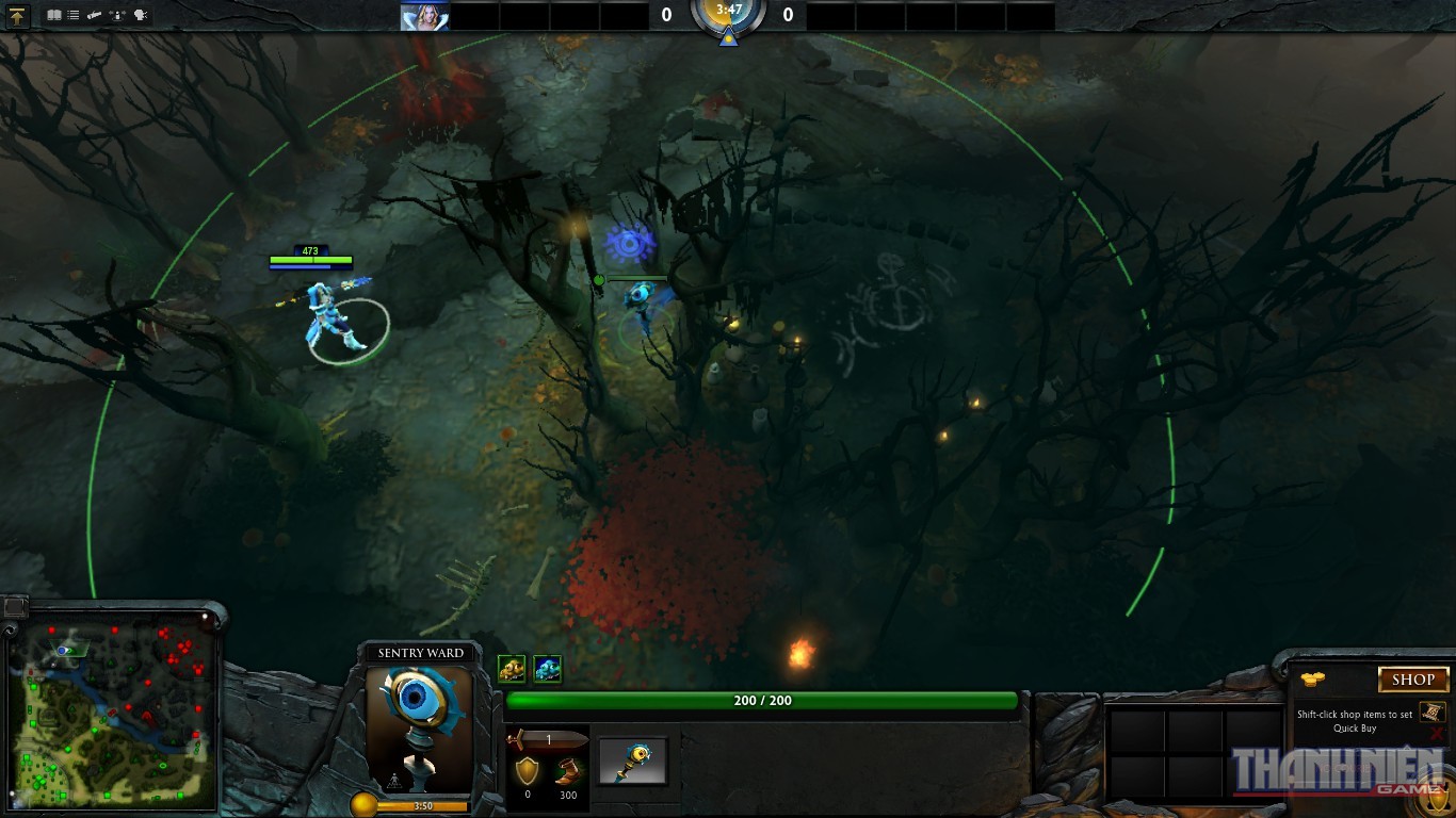 Những vị tr&iacute; ph&aacute; mắt phổ biến trong Dota 2