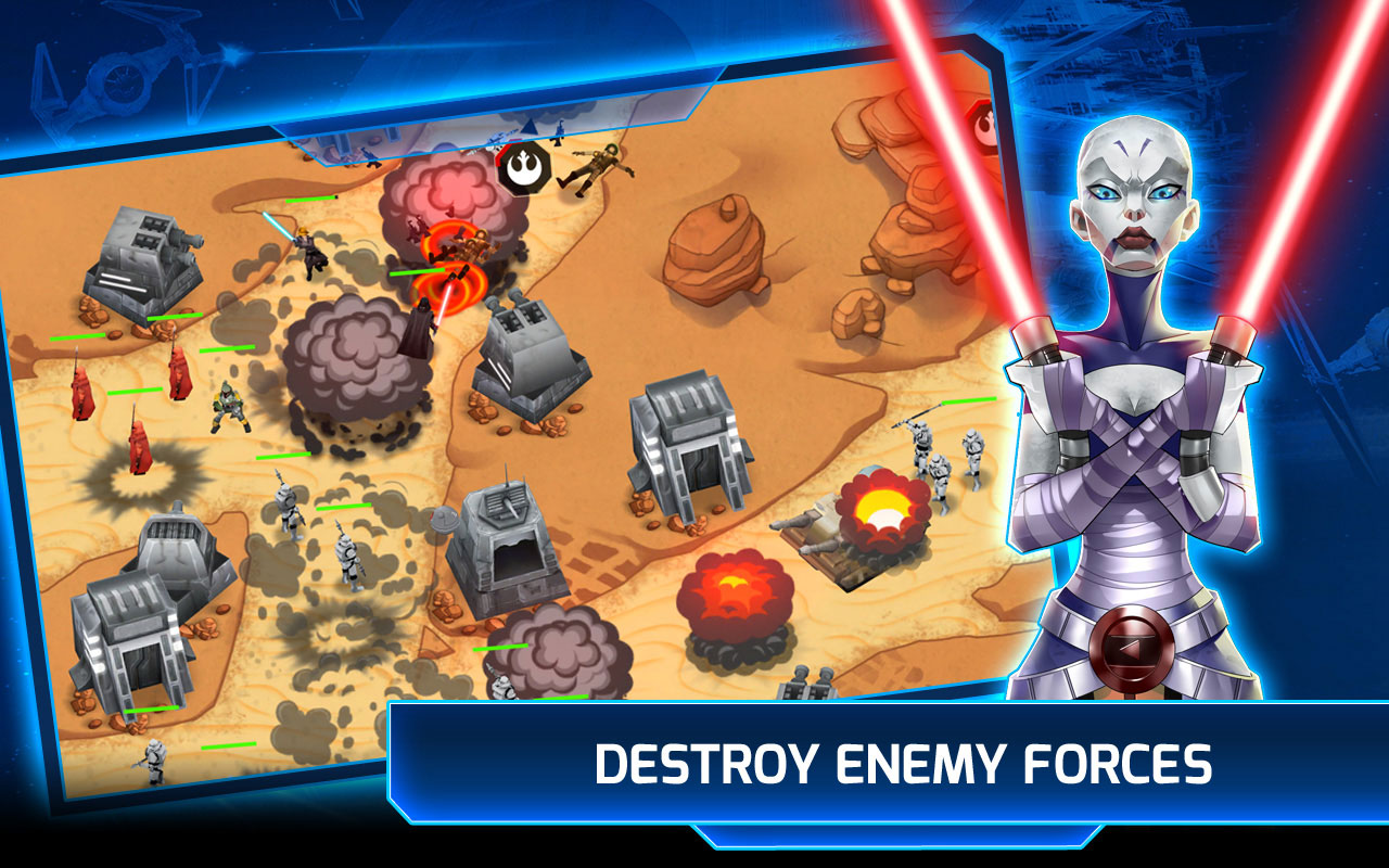 Star wars: Galactic defense - Game thủ trụ mới cho mobile