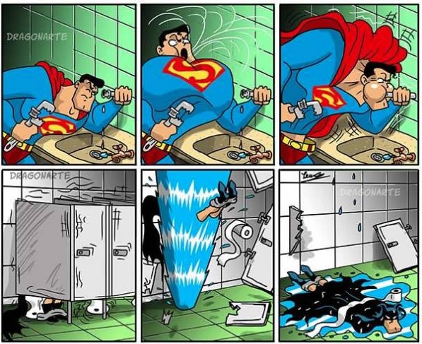 Bộ ảnh hài hước của các siêu anh hùng (phần 1)