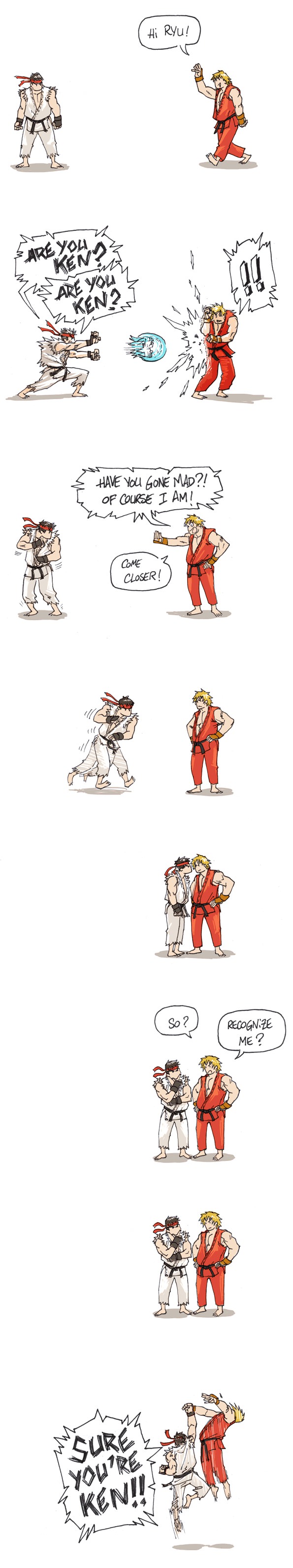 Hài hước: Tuyệt chiêu của Ryu phiên bản... tiếng Anh