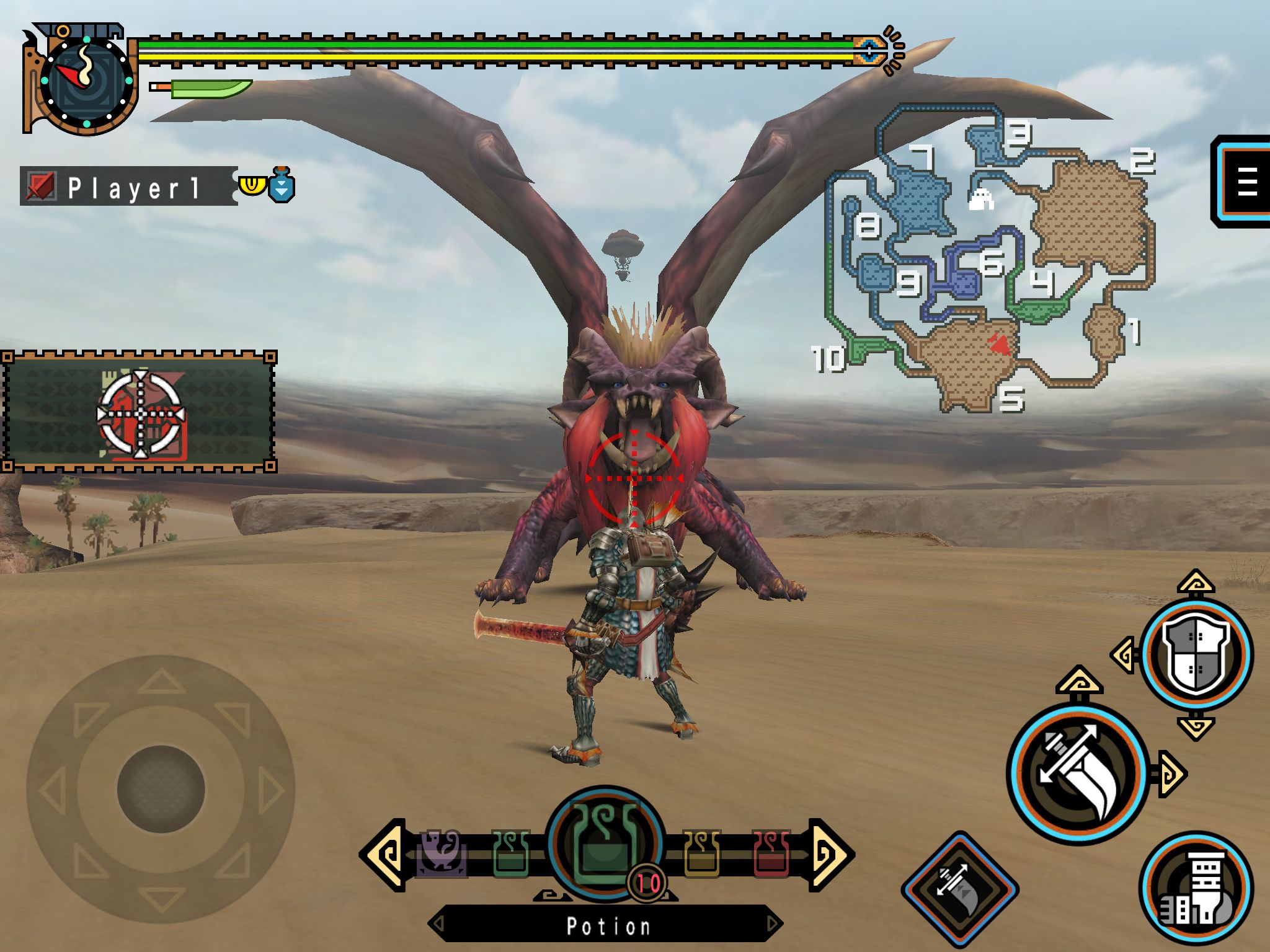 Monster hunter freedom unite: săn quái thú trên iOS