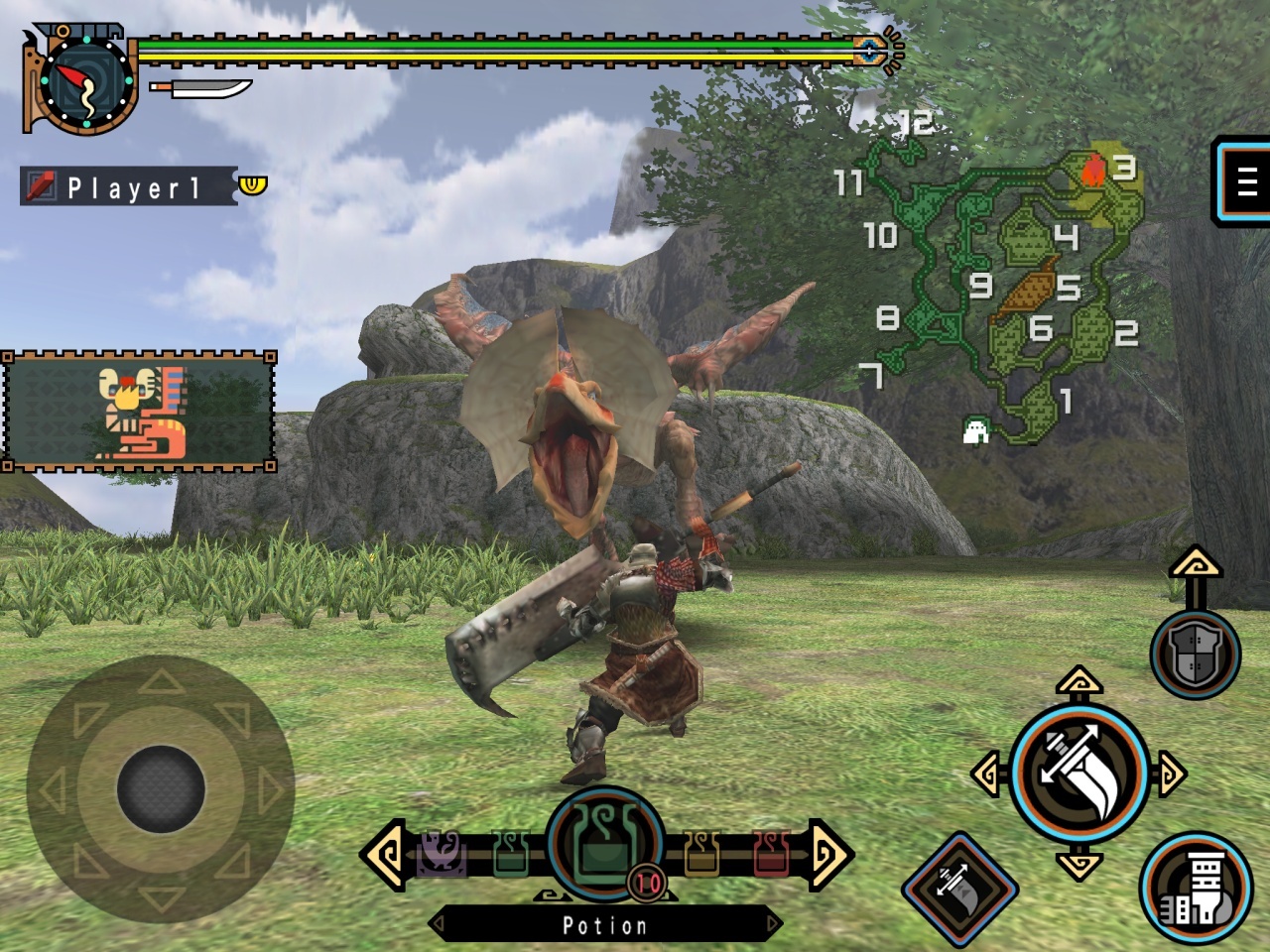 Monster hunter freedom unite: săn quái thú trên iOS