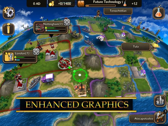 Civilization revolution 2 gầy dựng đế chế trên di động