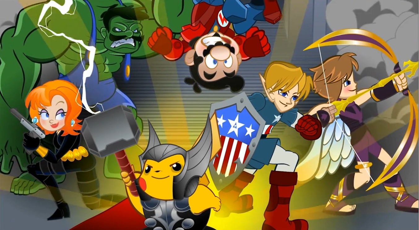 Vui nhộn với phim The Avengers phiên bản... Nintendo