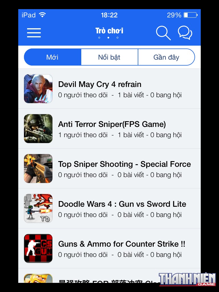 Trải nghiệm onClan - 'Facebook' riêng dành cho game thủ