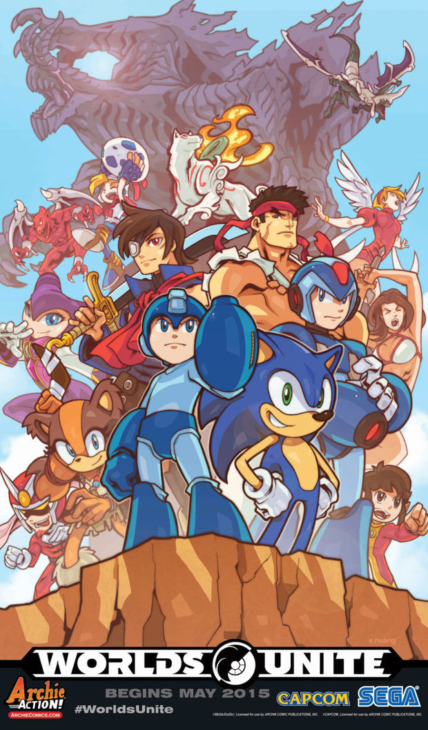 Sonic và Megaman tái hợp trong phiên bản truyện tranh