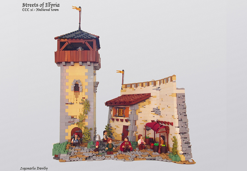 Kiến trúc thời trung cổ sống động dưới hình dáng Lego - Kỳ 1