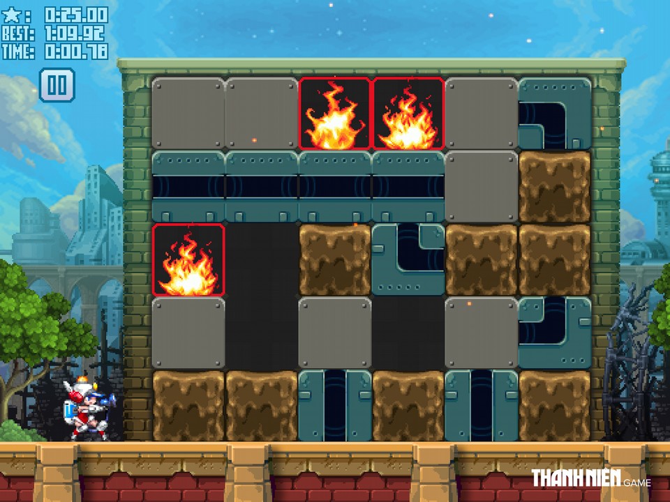 Mighty Switch Force! Hose it Down! – Nữ cứu hỏa gan dạ