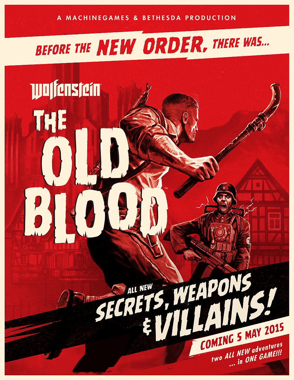 GDC 2015: Trailer Wolfenstein: The Old Blood làm choáng ngợp game thủ