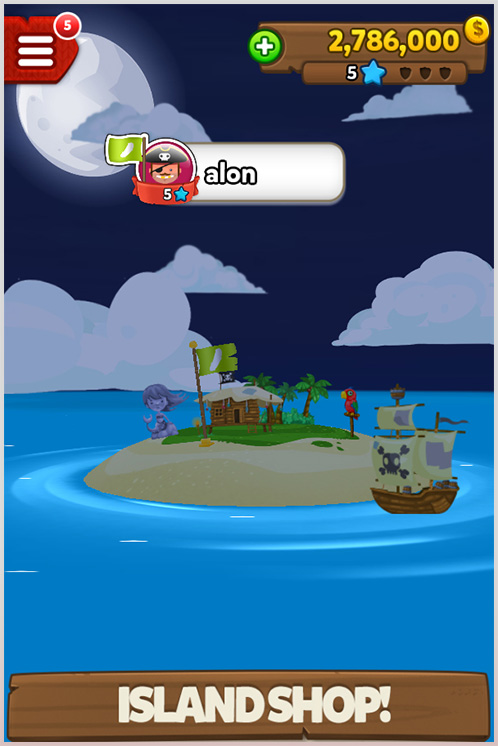Pirate Kings - Island Shop