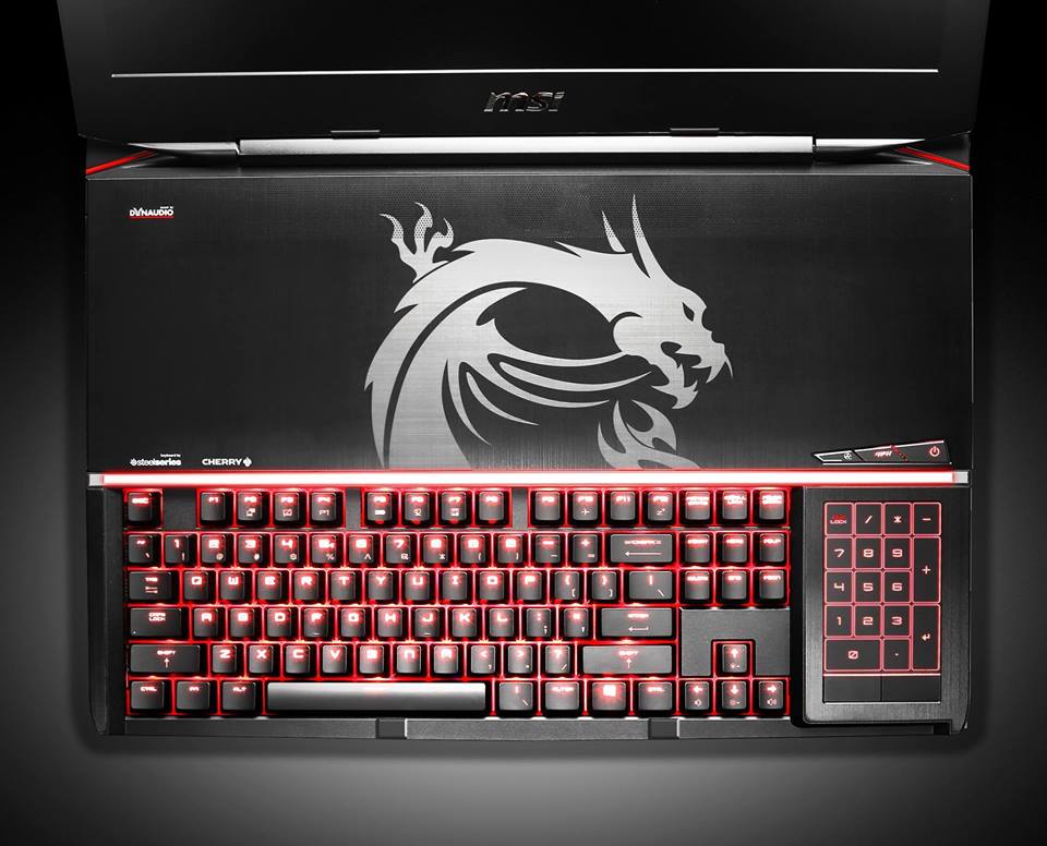 MSI GT 80 - Laptop đầu tiên trên thế giới sử dụng bàn phím cơ