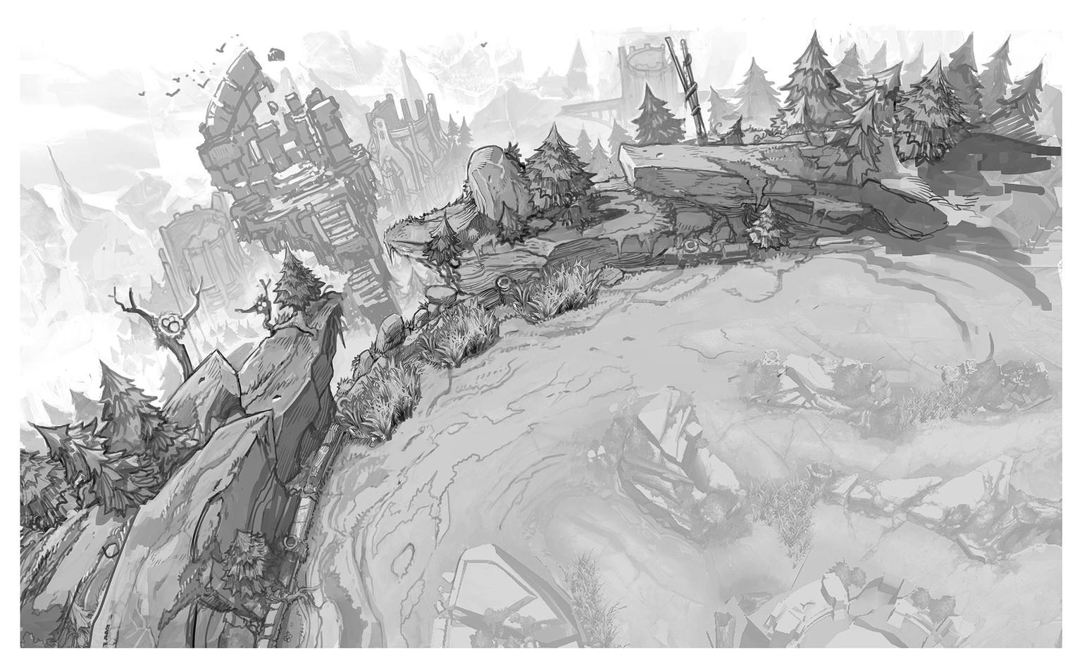 LMHT: Riot Games công bố các hình ảnh phác thảo đẹp mắt của Summoner's Rift 2.0