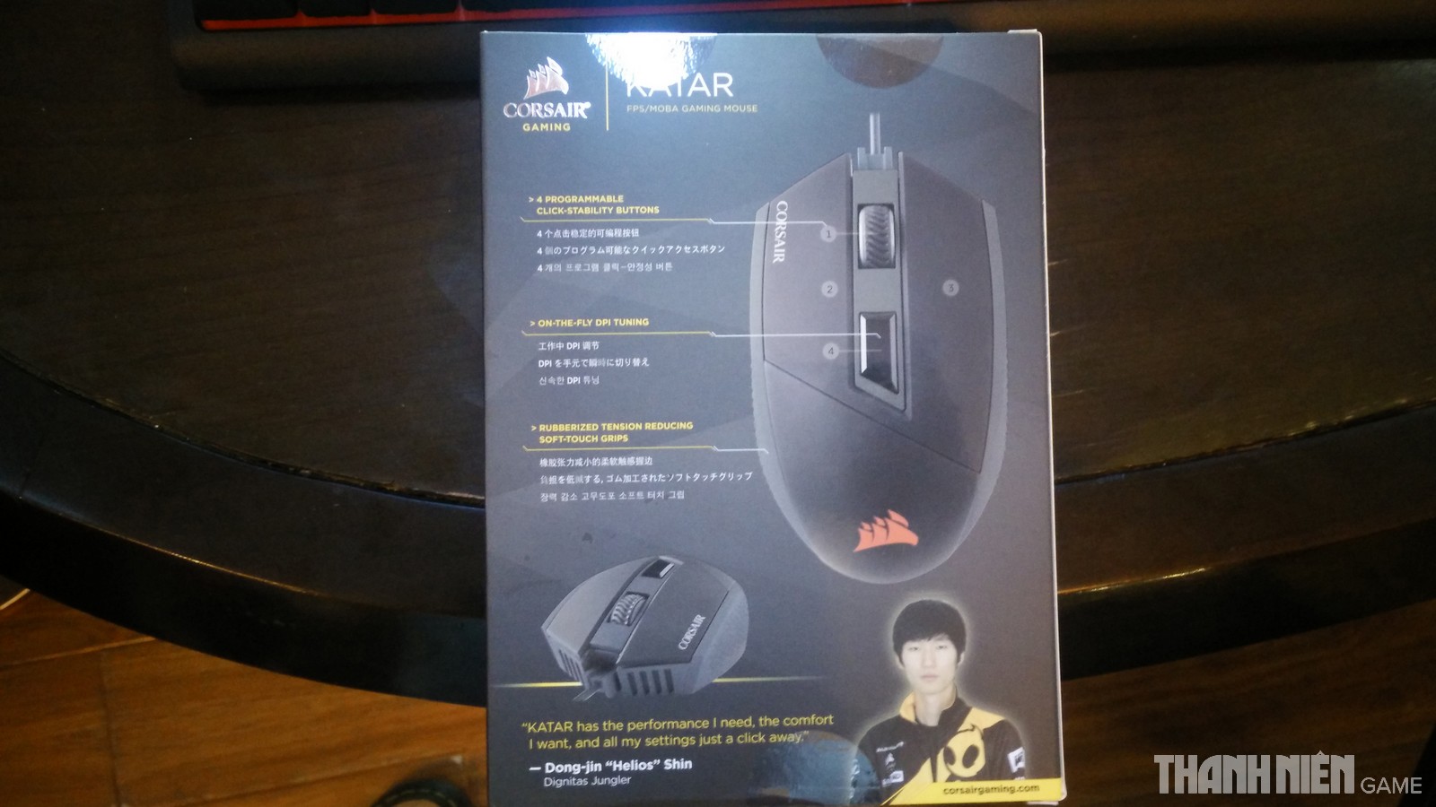 Corsair và Azaudio tổ chức buổi ra mắt chuột Katar và Scimitar