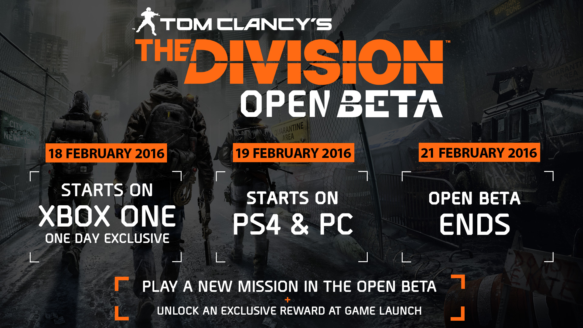 Division sẽ Open Beta vào ngày 19.2