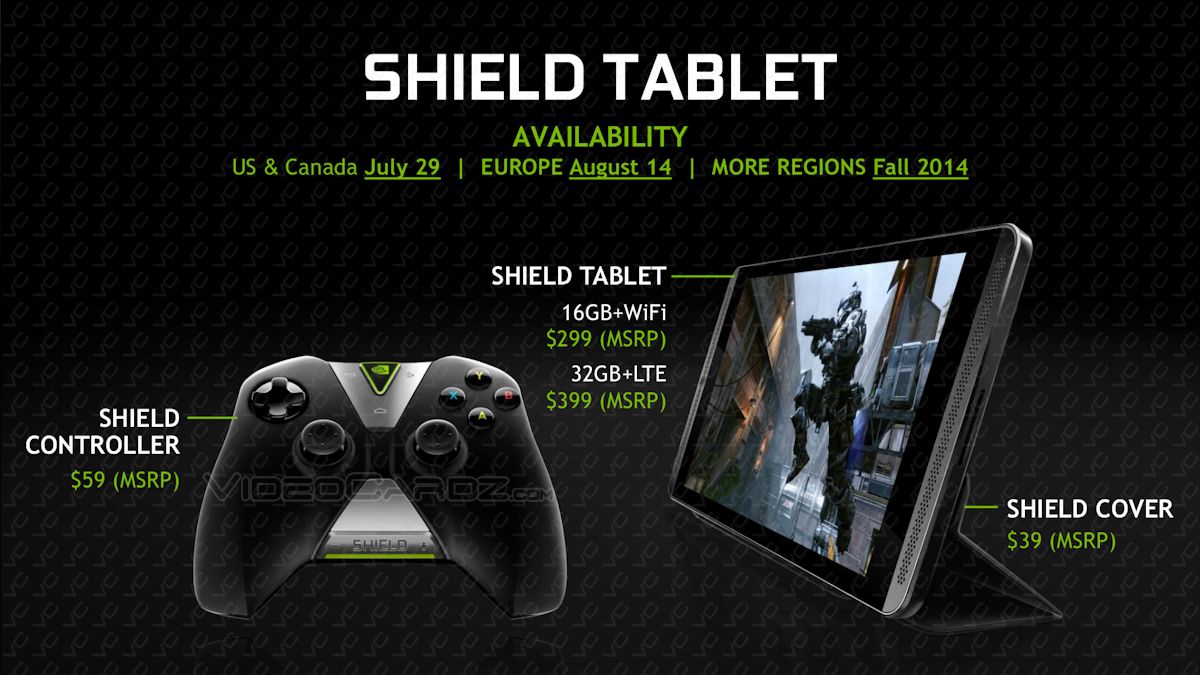 Gần kề ngày ra mắt máy tính bảng Nvidia Shield