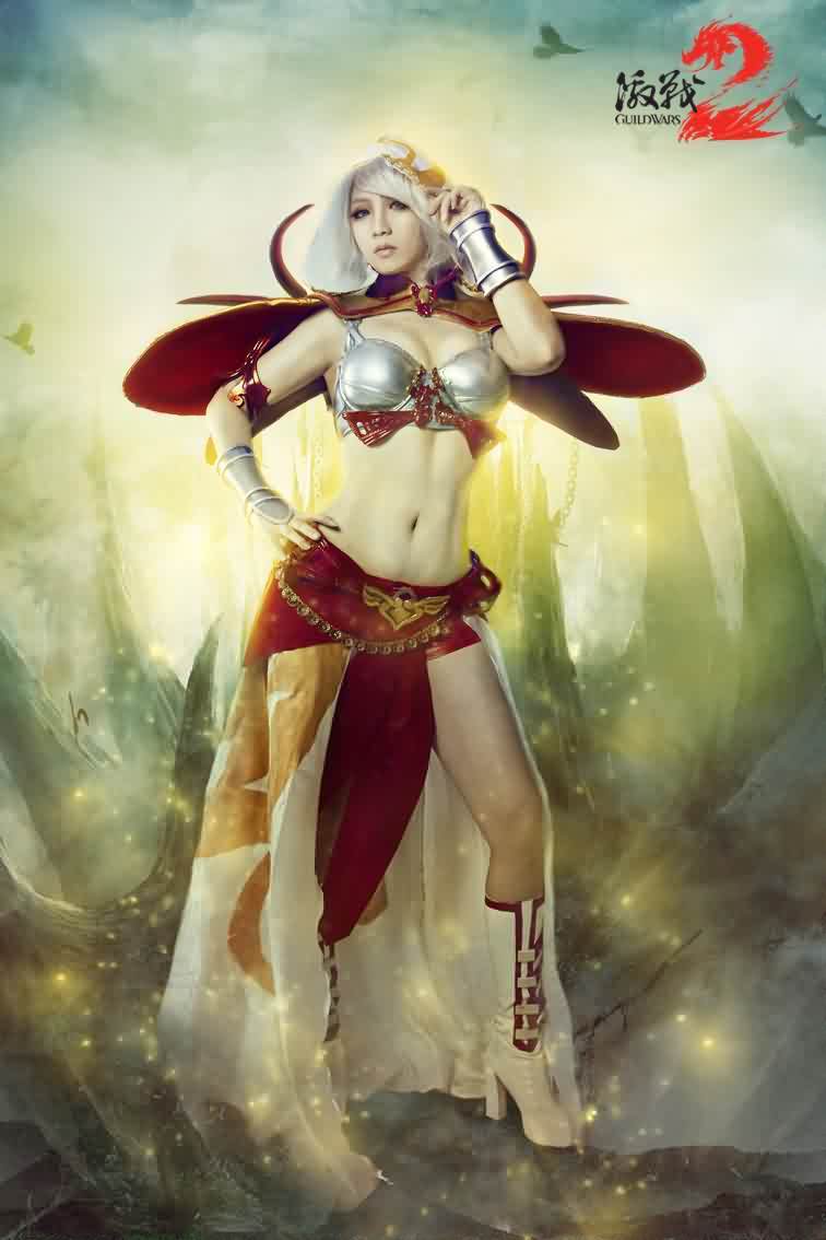 Nữ thần Mỹ Oai gợi cảm trong cosplay cho game Guild War 2