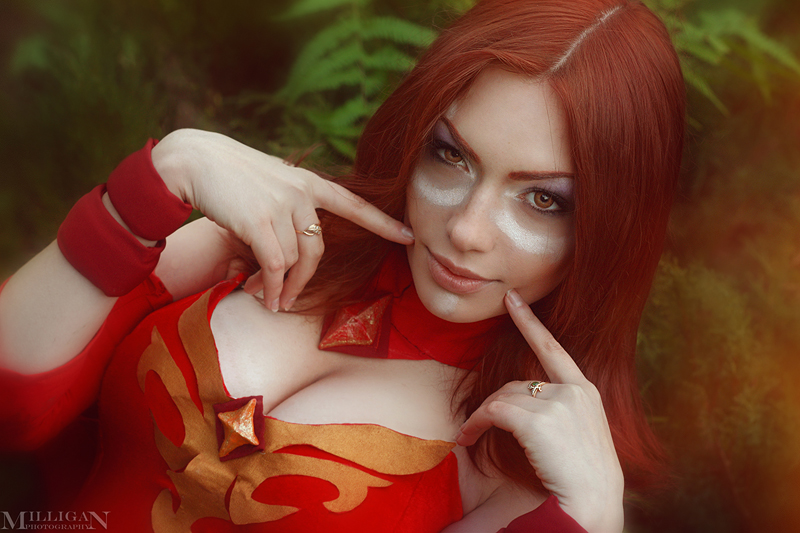 Dota 2: cosplay cực chất của Lina và Rylai