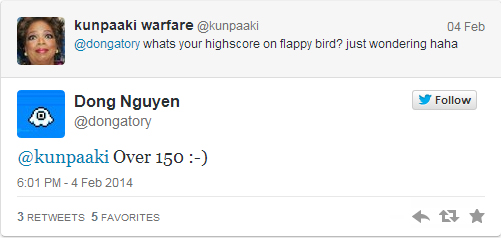 Tác giả Flappy bird phản ứng thế nào trước sự thành công của mình?