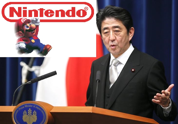 Thủ tướng Nhật muốn đất nước phát triển theo phong cách Nintendo - Shinzo Abe muon dat nuoc phat trien theo Nintendo