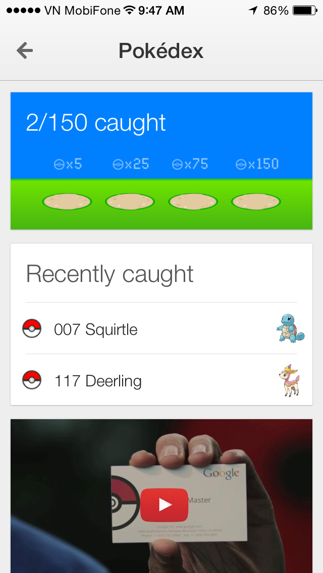 Chơi Pokémon bằng… Google Maps