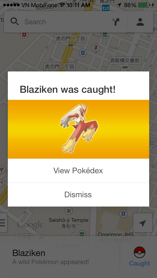 Chơi Pokémon bằng… Google Maps