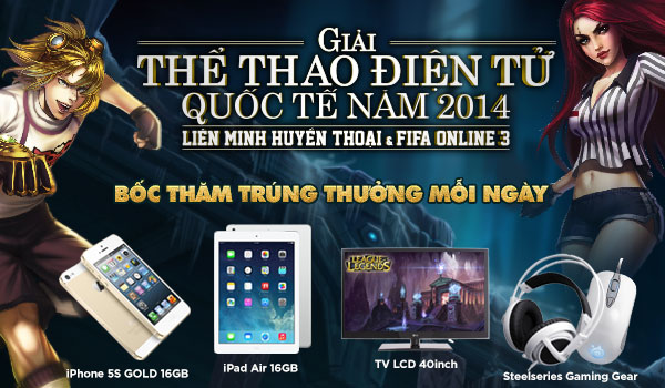 Giải TTĐT quốc tế 2014: đến sớm có quà