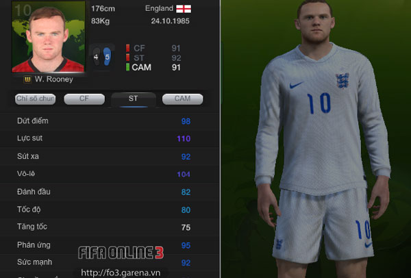 FIFA online 3: chơi mode World Cup với tuyển Anh