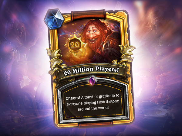 Hearthstone cán mốc 20 triệu game thủ