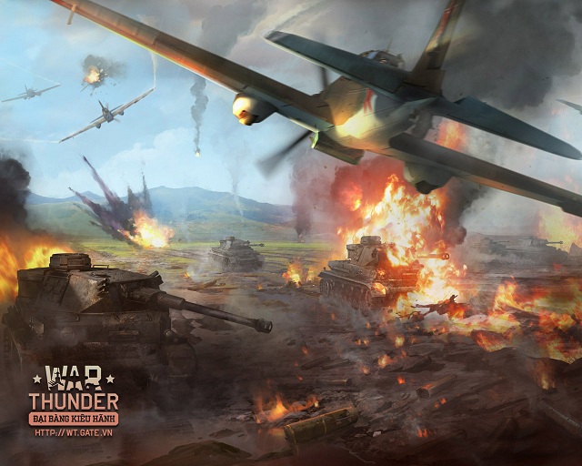 War thunder đã cho tải game, ra mắt ngày 25.9