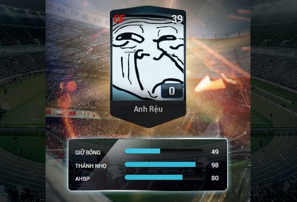FIFA Online 3 ra mắt ứng dụng thiết kế ảnh hài hước
