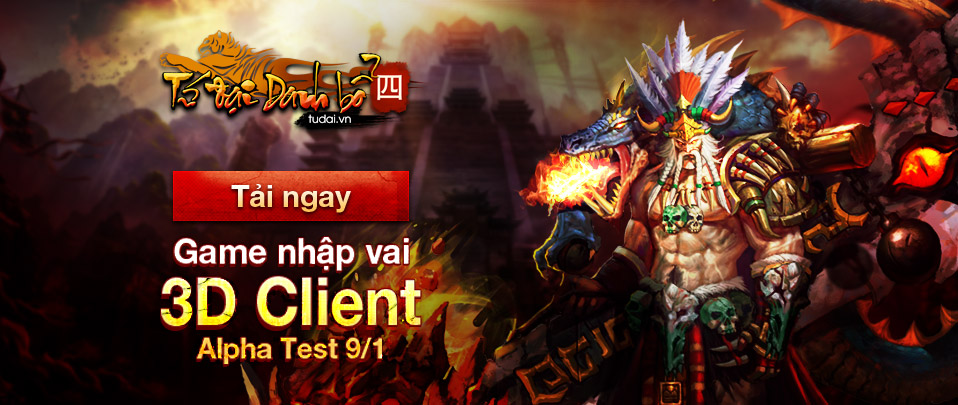 Tứ Đại Danh Bổ sẽ Alpha Test vào ngày 9.1