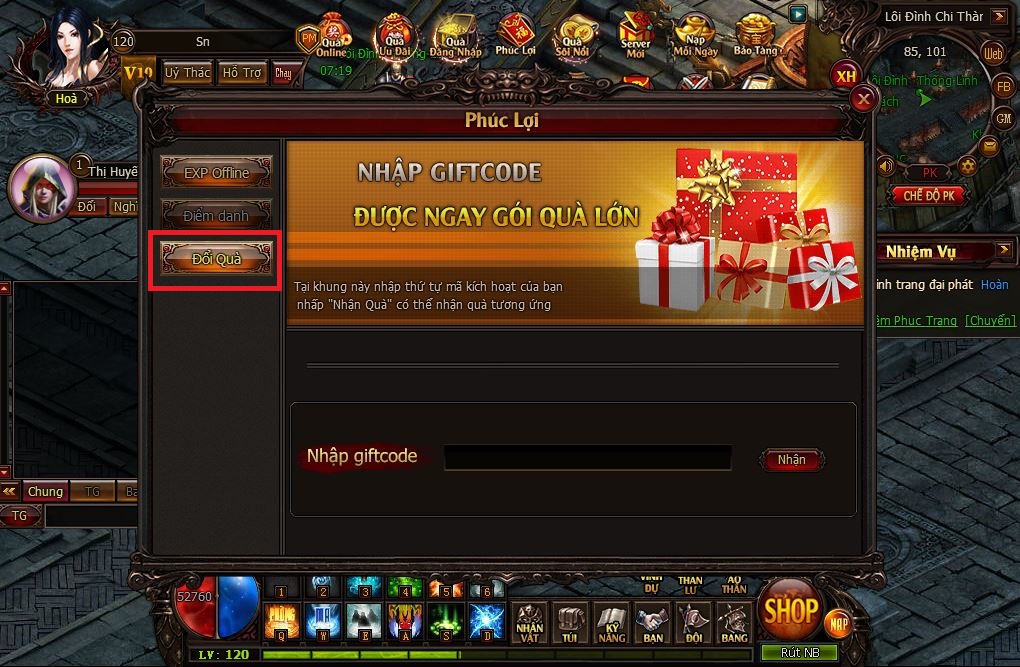 Webgame Lôi Đình Chi Nộ tặng VIP code Alpha Test