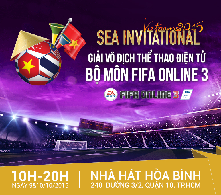 Hôm nay diễn ra giải FIFA Online 3 SEA Invitational 2015